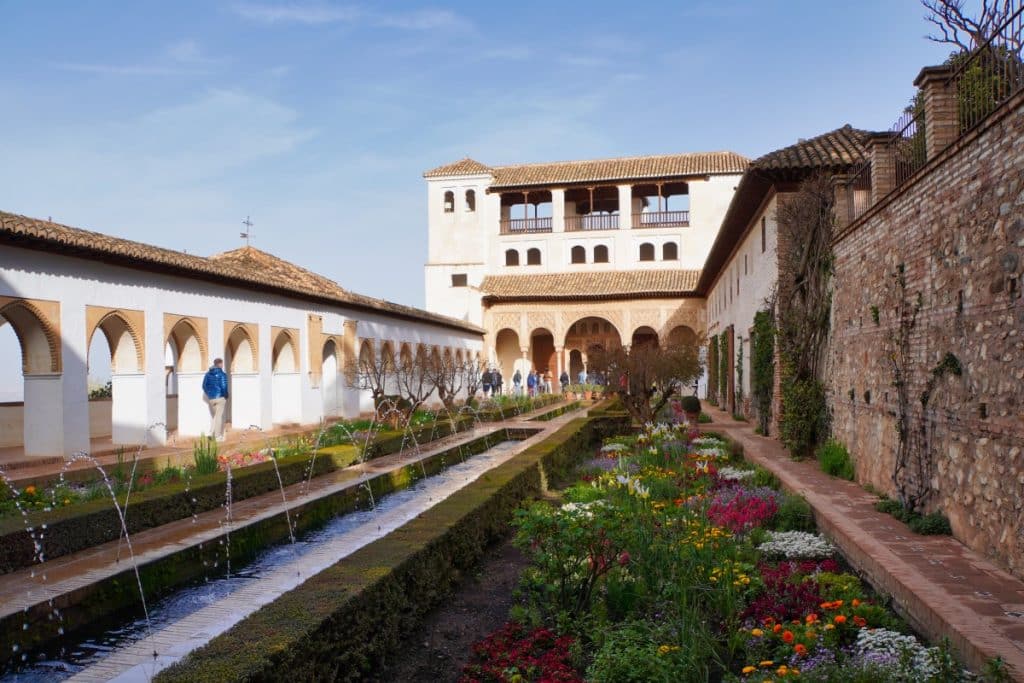 Palastgarten im Genaralife Alhambra
