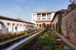 Palastgarten im Genaralife Alhambra