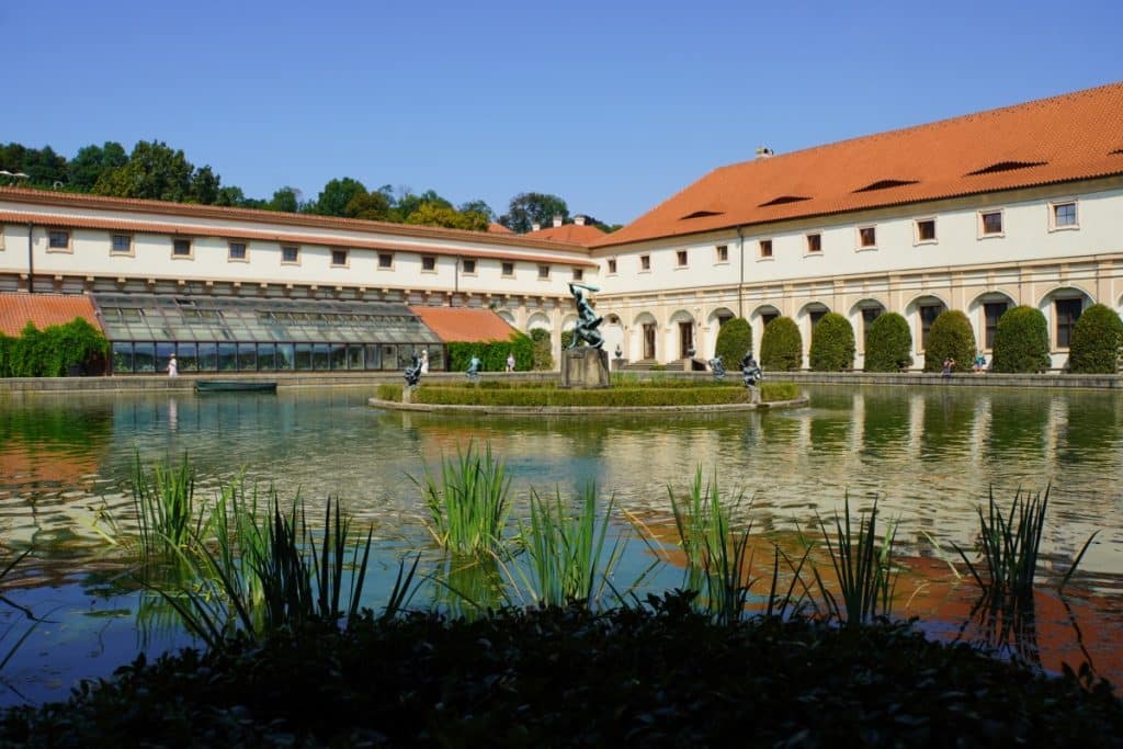Teich im Wallenstein-Garten