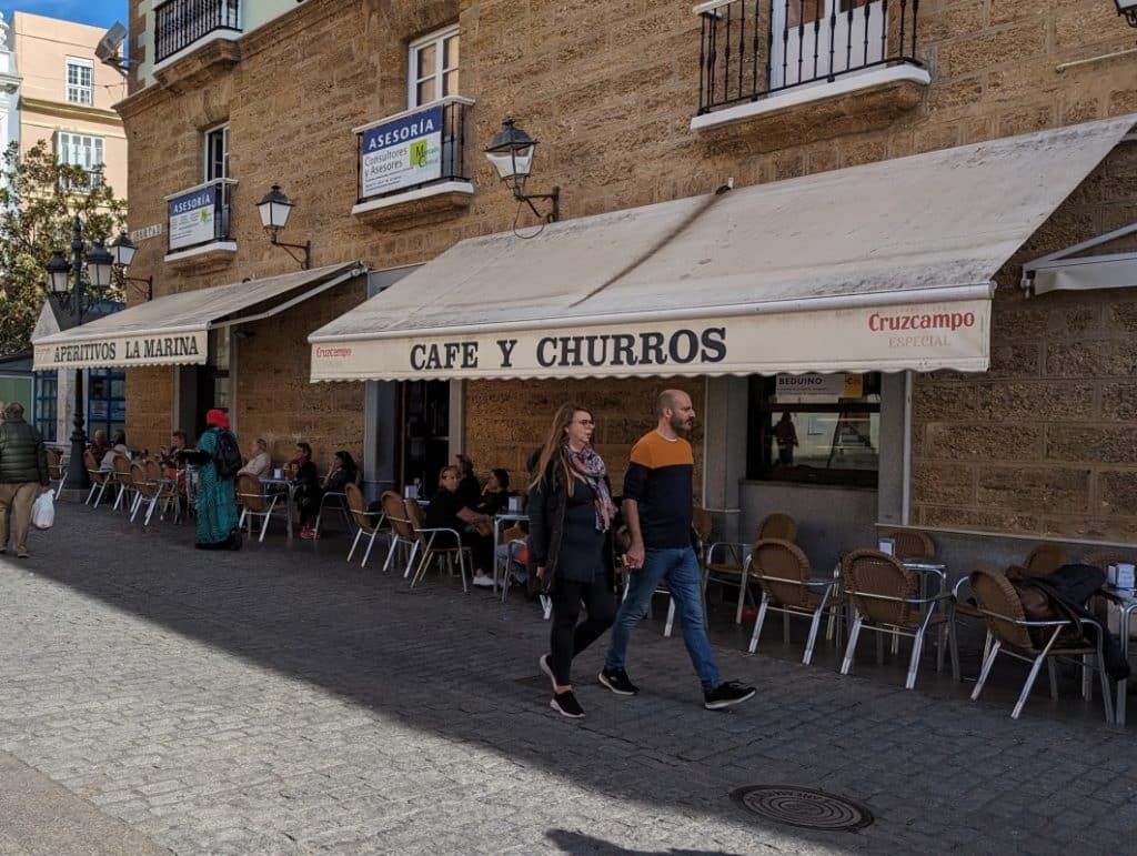 Churros Cafe in der Altstadt