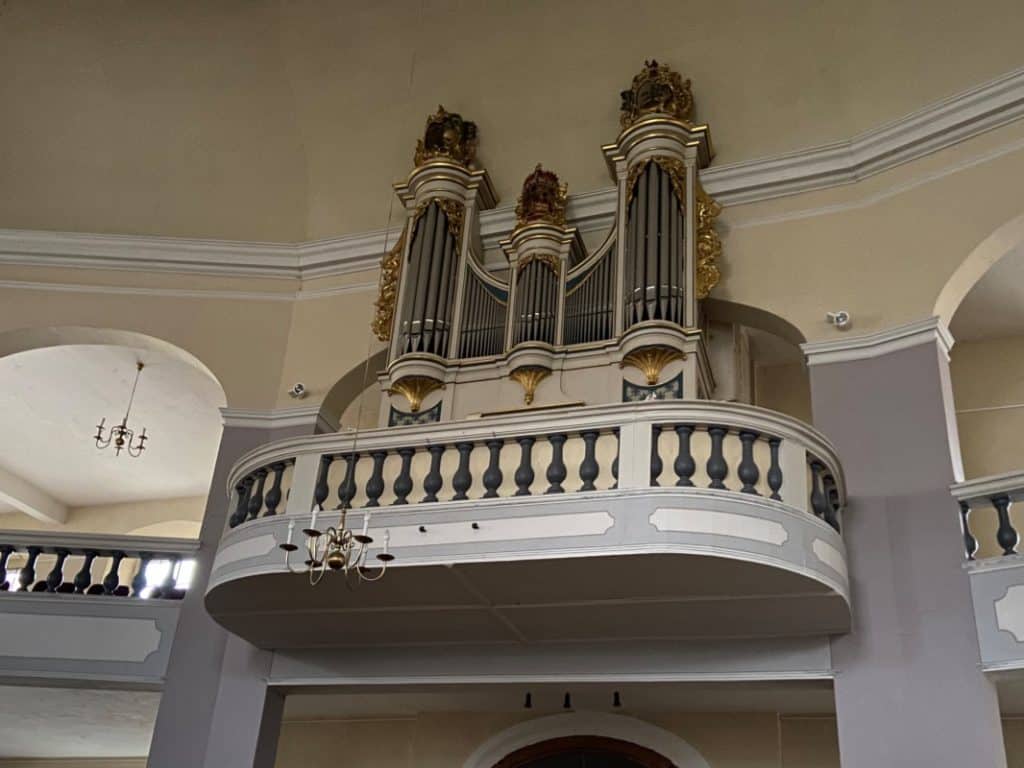 Orgel in der Hugenottenkirche
