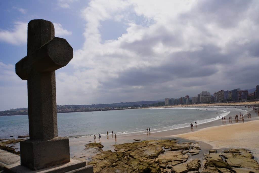 Strand von Gijón