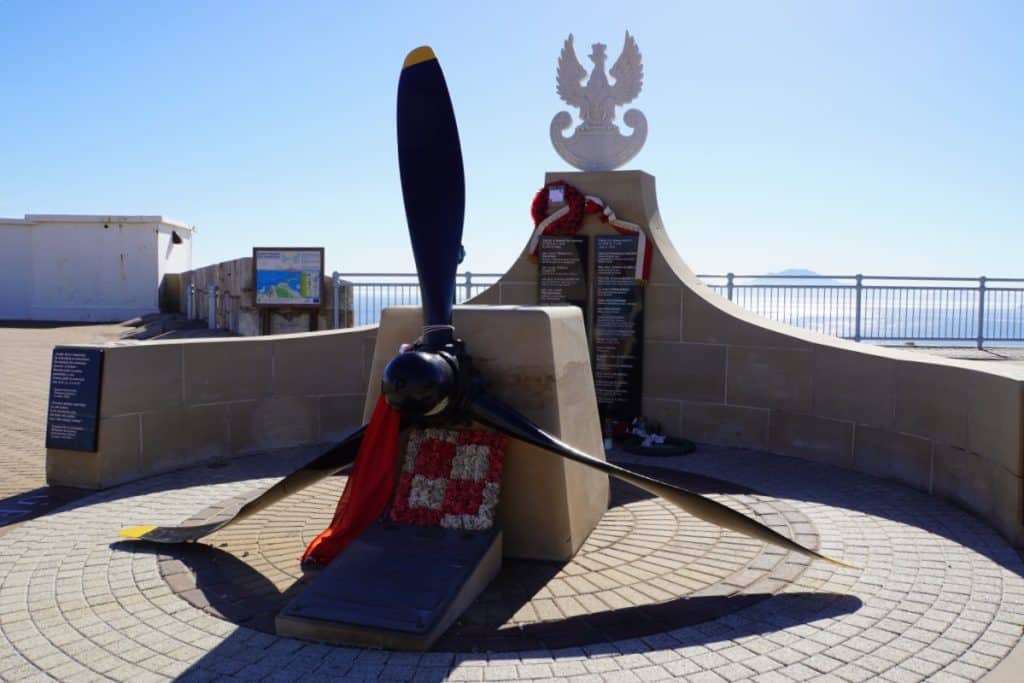 Denkmal/Gedenkstätte für die Toten eines Flugzeugabsturzes am Europa-Point in Gibraltar