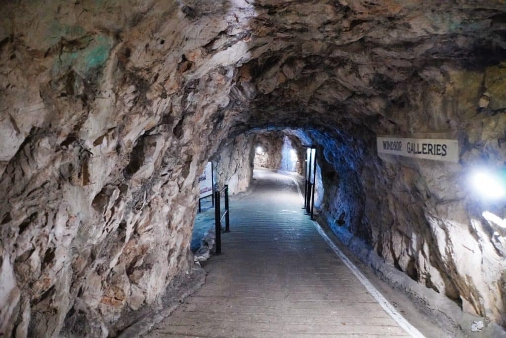 Tunnel Von Gibraltar Great Siege Tunnel Und World War II Tunnel