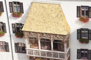 Goldene Dachl von oben