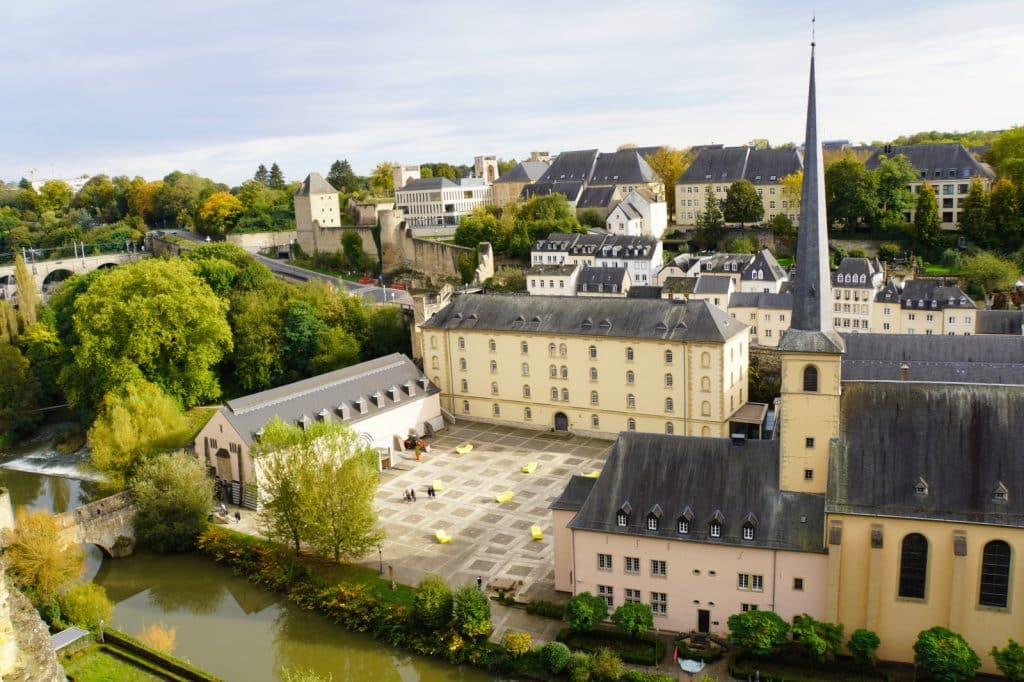 ehemalige Abtei mit Klosterkirche in Luxemburg-Stadt