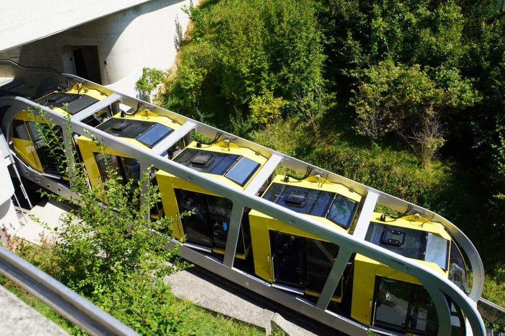 Hungerburgbahn der Nordkettenbahn in Innsbruck