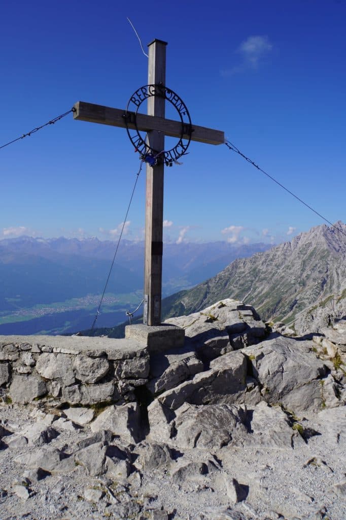 Gipfelkreuz Top of Innsbruck