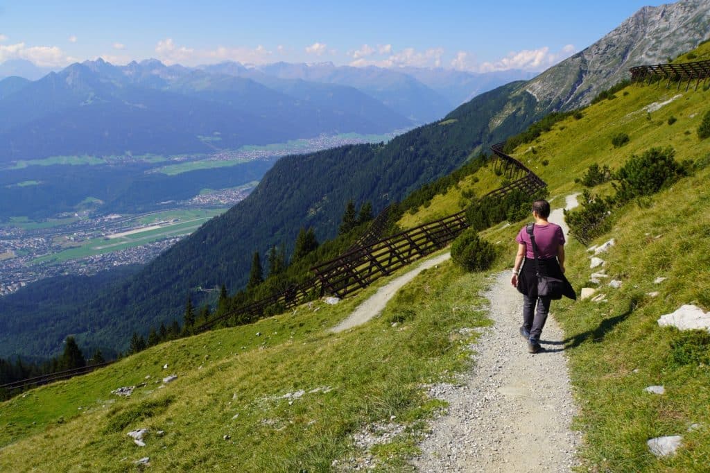 Wandern in den Alpen
