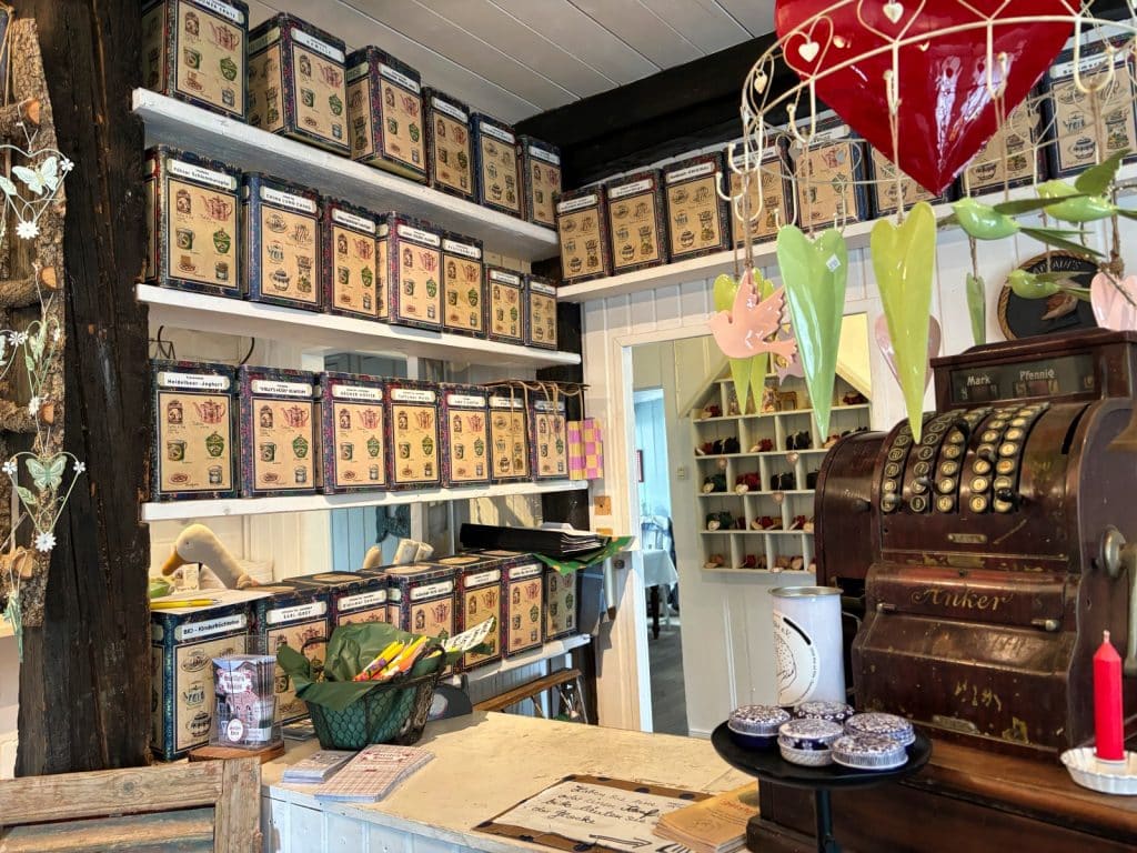Teegeschäft und Café