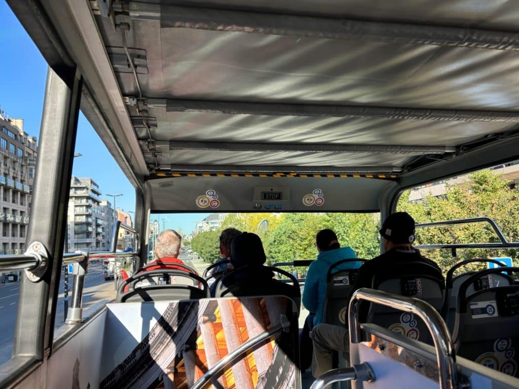 Fahrt mit dem Tootbus in Brüssel