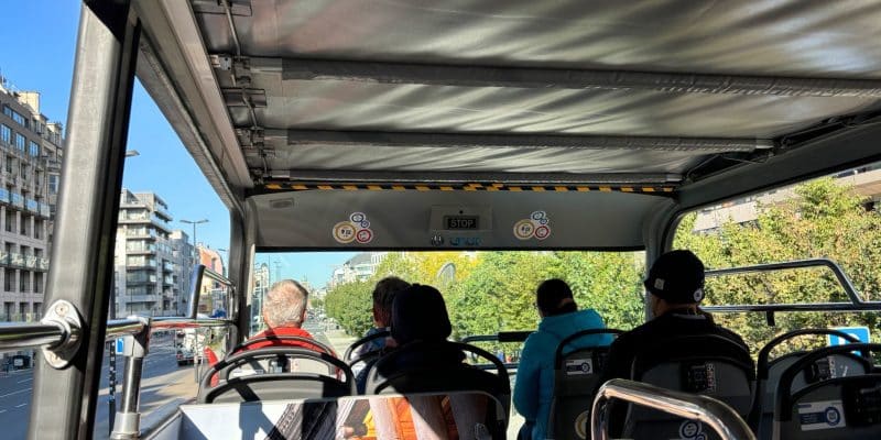 Fahrt mit dem Tootbus in Brüssel