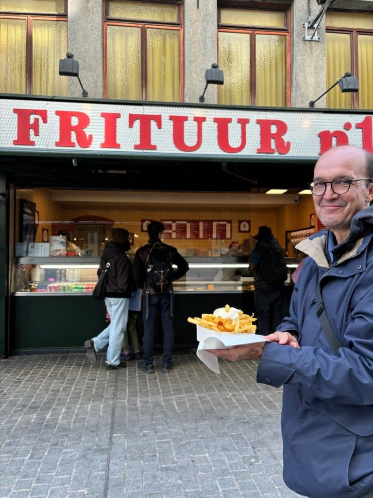 beim Pommes Tasting in Antwerpen