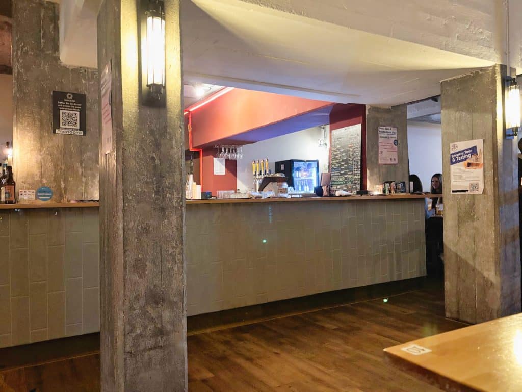 Kesselhaus, Barbereich der Vagabund Brauerei 