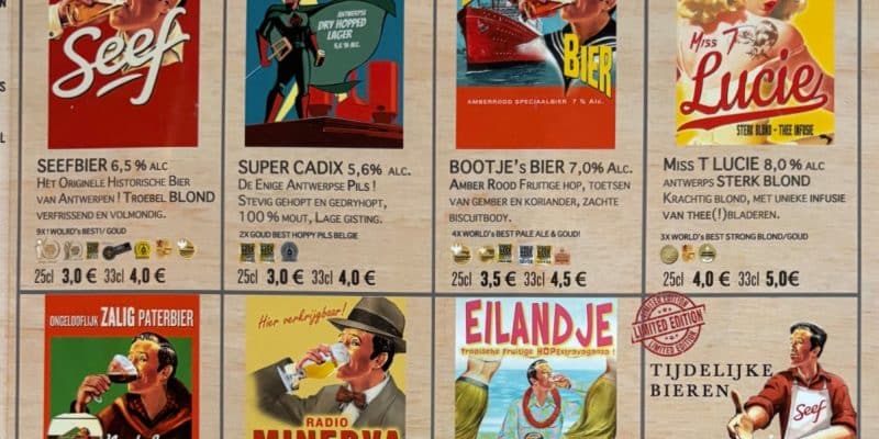 Antwerpse Brouw Compagnie - Bierkarte