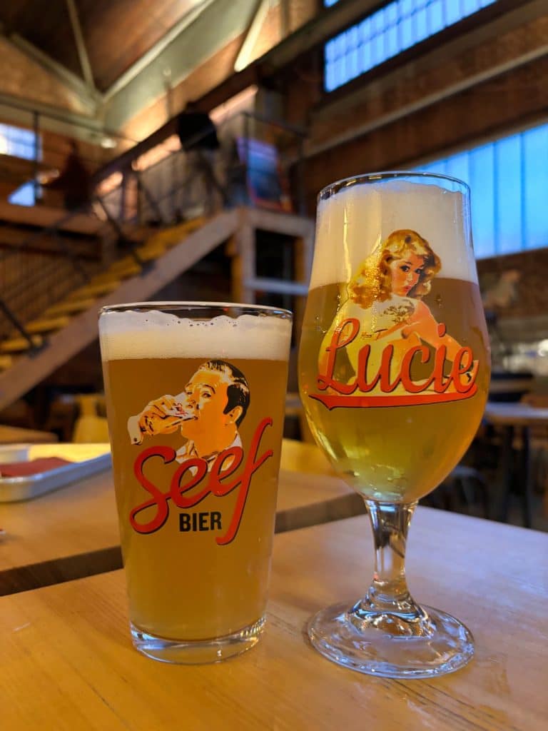 Seef Bier und Lucie