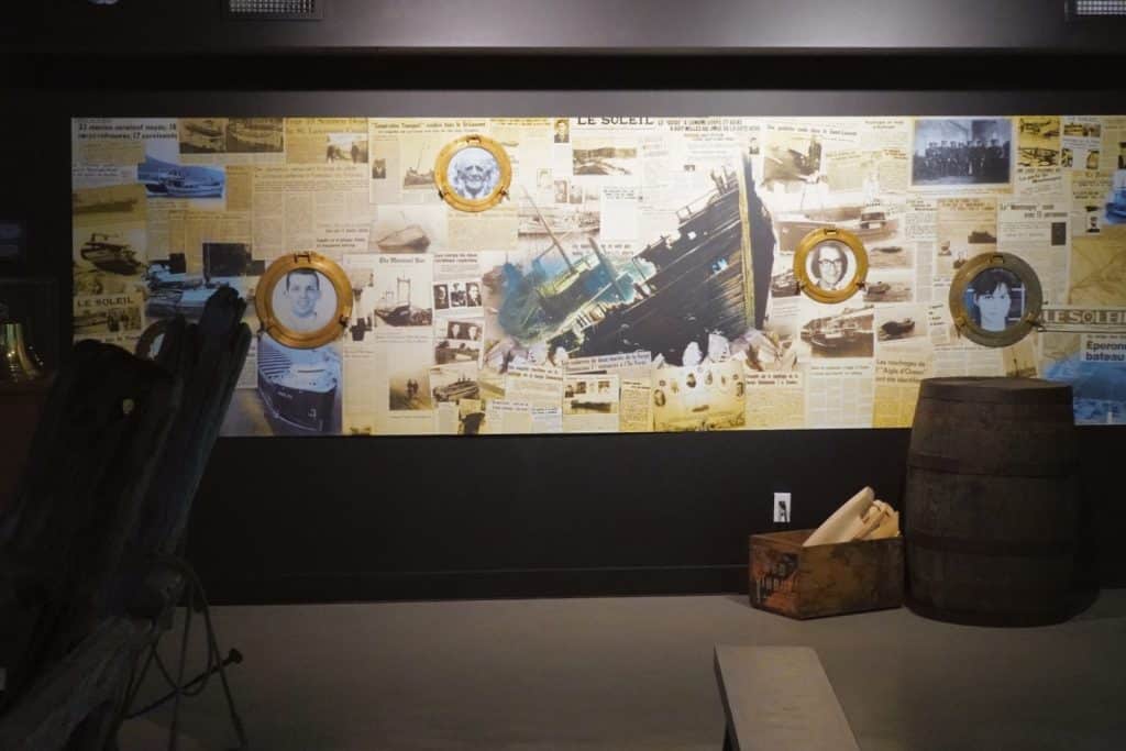 Musée Maritime de Charlevoix: Ausstellung zum Thema Schiffbruch