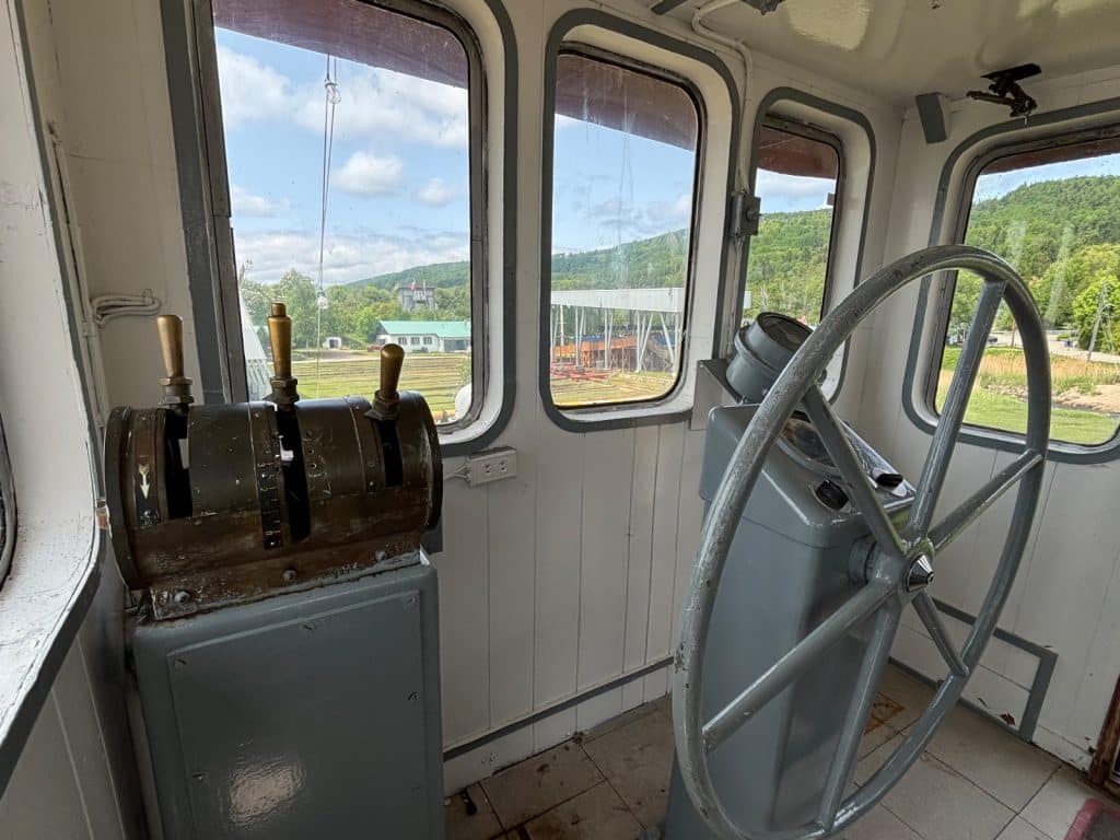 Steuerhaus im Schlepper