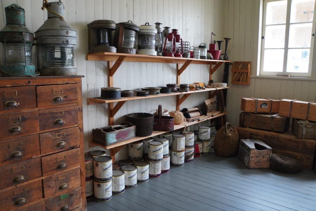 altes Materiallager und heute Museum