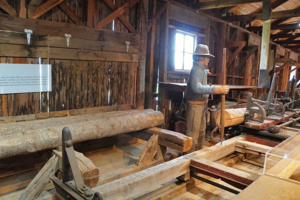 Musée Maritime de Charlevoix: altes Sägewerk