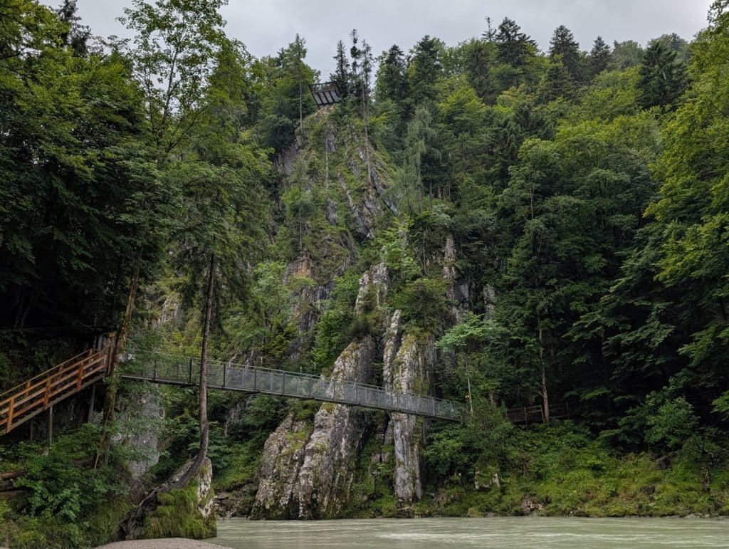 Hängebrücken in der Entenklamm