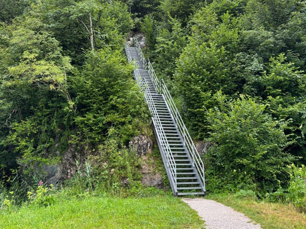 Teufelsstiege am Schmugglerweg im Kaiserwinkl