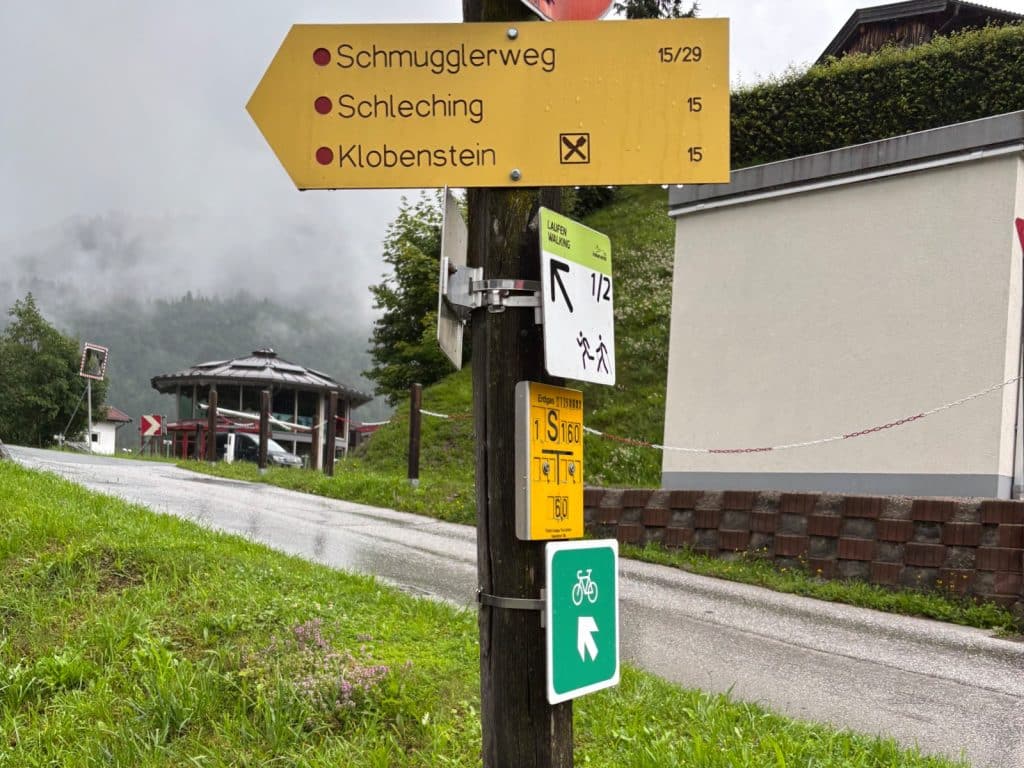 Wanderschild Schmugglerweg