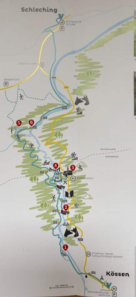 Karte zum Schmugglerweh