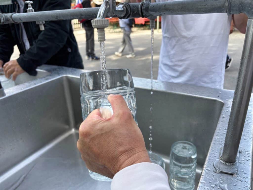 Ritual Bierkrug waschen