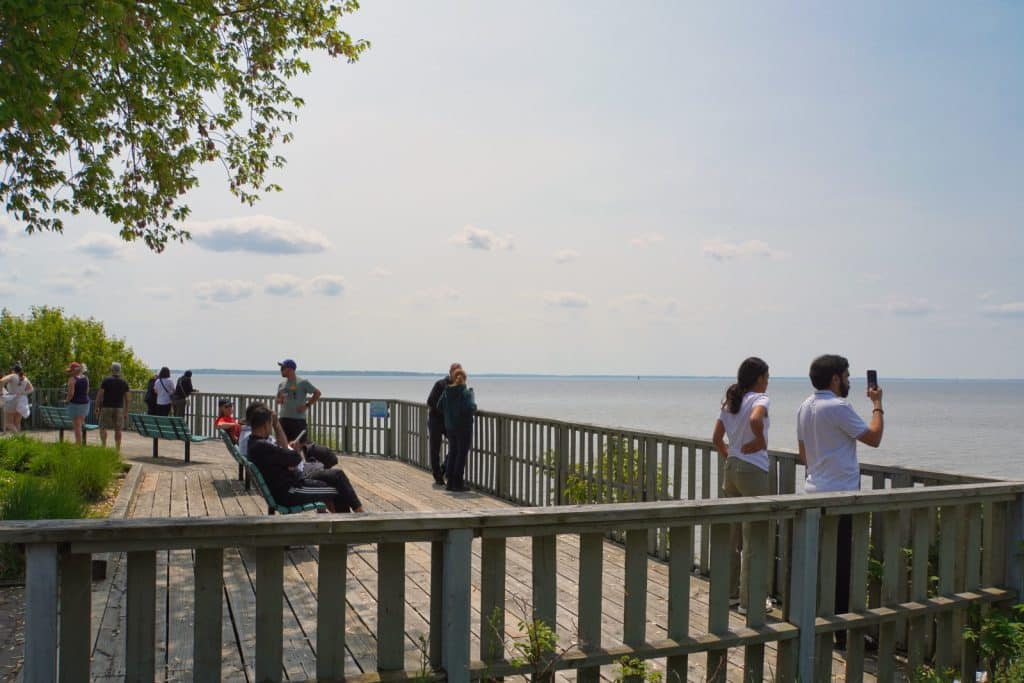 Aussichtsplattform an der Fischbude