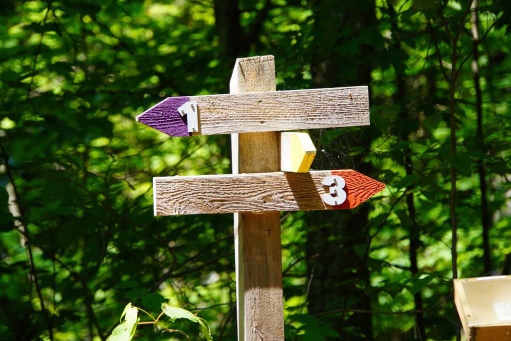 Wanderwege Grand boisé in Pointe-du-Lac, Québec