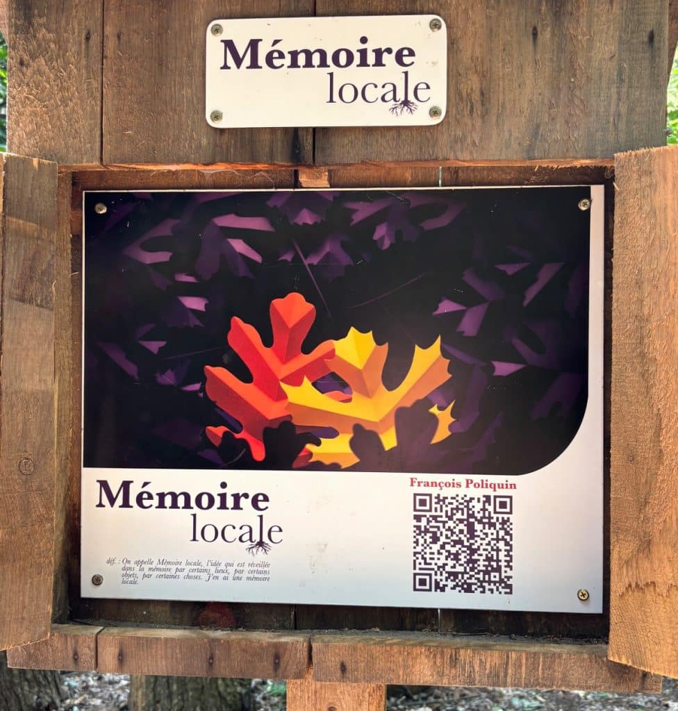 Hörstationen auf dem Wanderweg