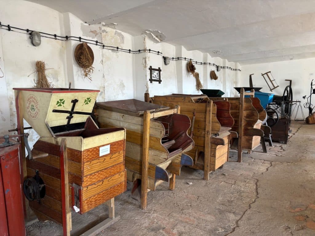 Ausstellung landwirtschaftlicher Geräte