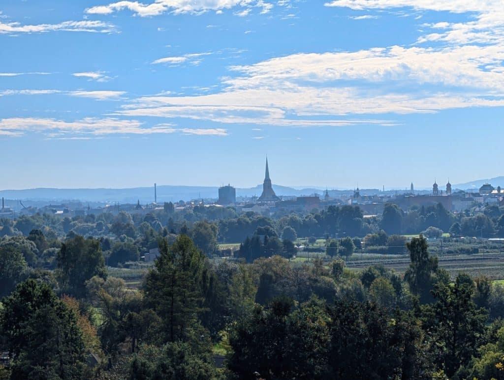 Blick nach Pilsen