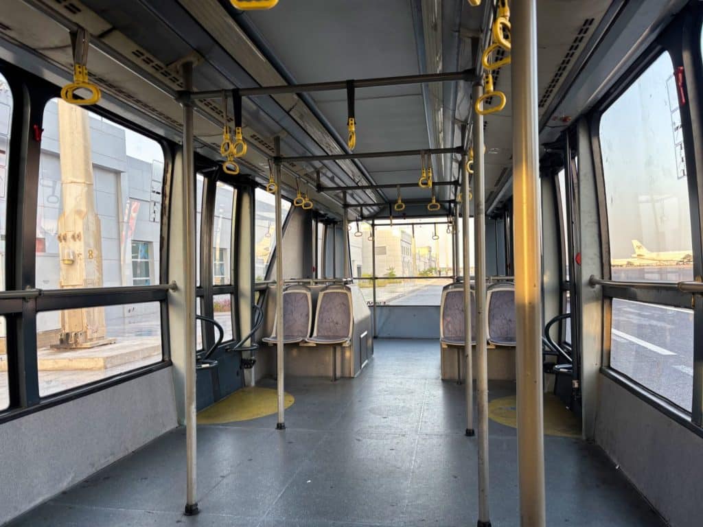 Bustransport in Sharm El Sheik zum Flugzeug