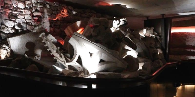 Mauern des zerstörten Doms in Utrecht