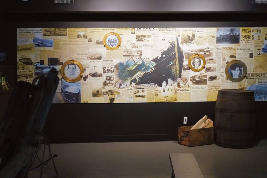 Musée Maritime de Charlevoix: Ausstellung zum Thema Schiffbruch